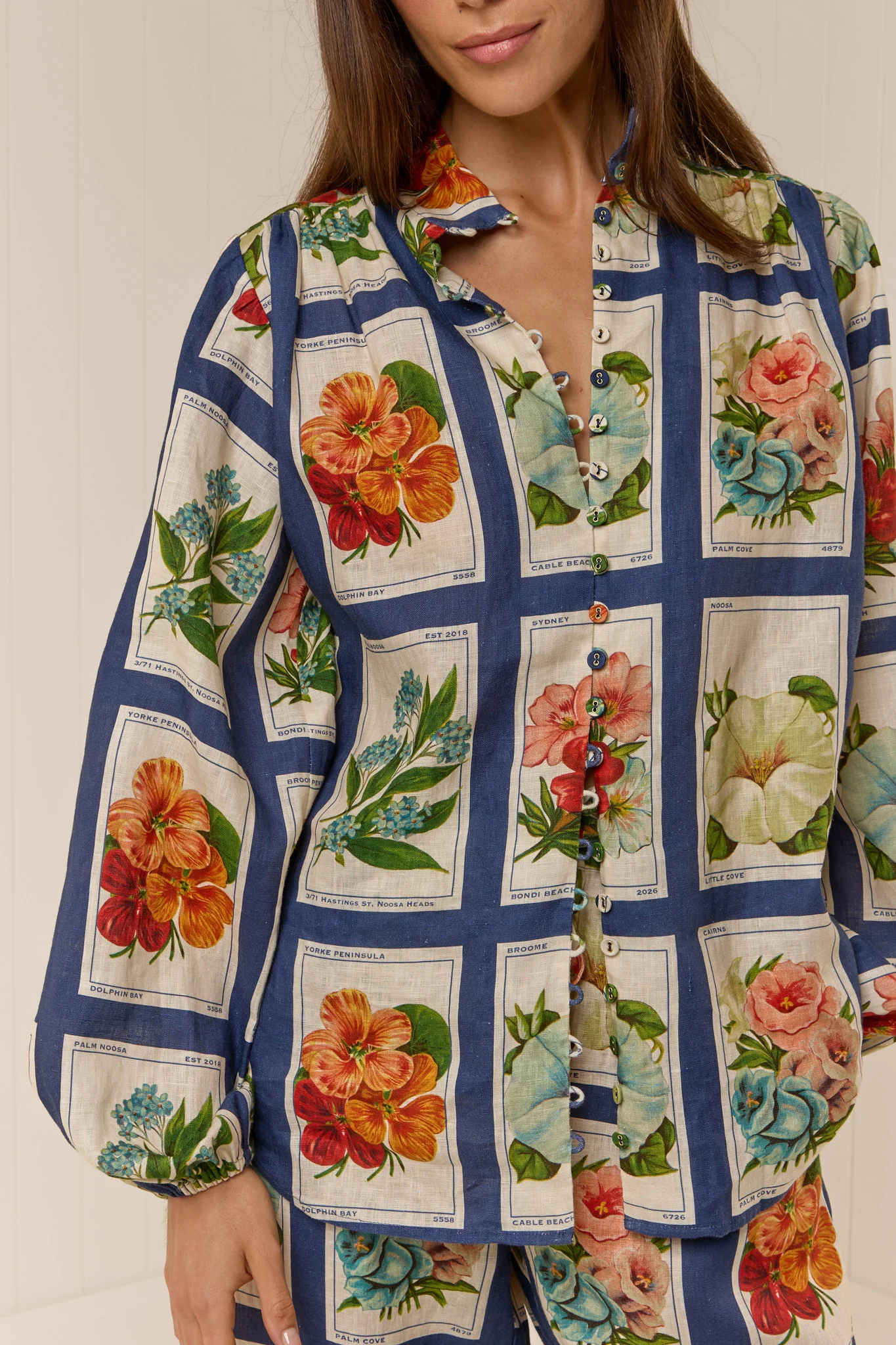 Bella Blouse Vintage Botanical - Image 5