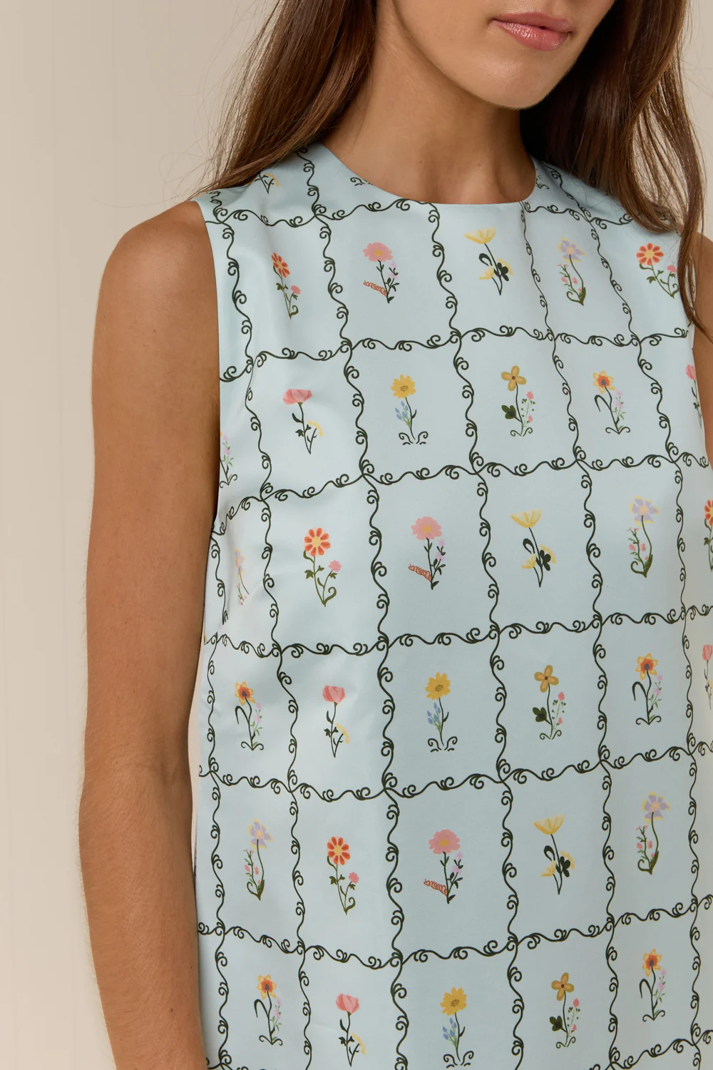 Ella Mini Dress Calypso Tile - Image 5