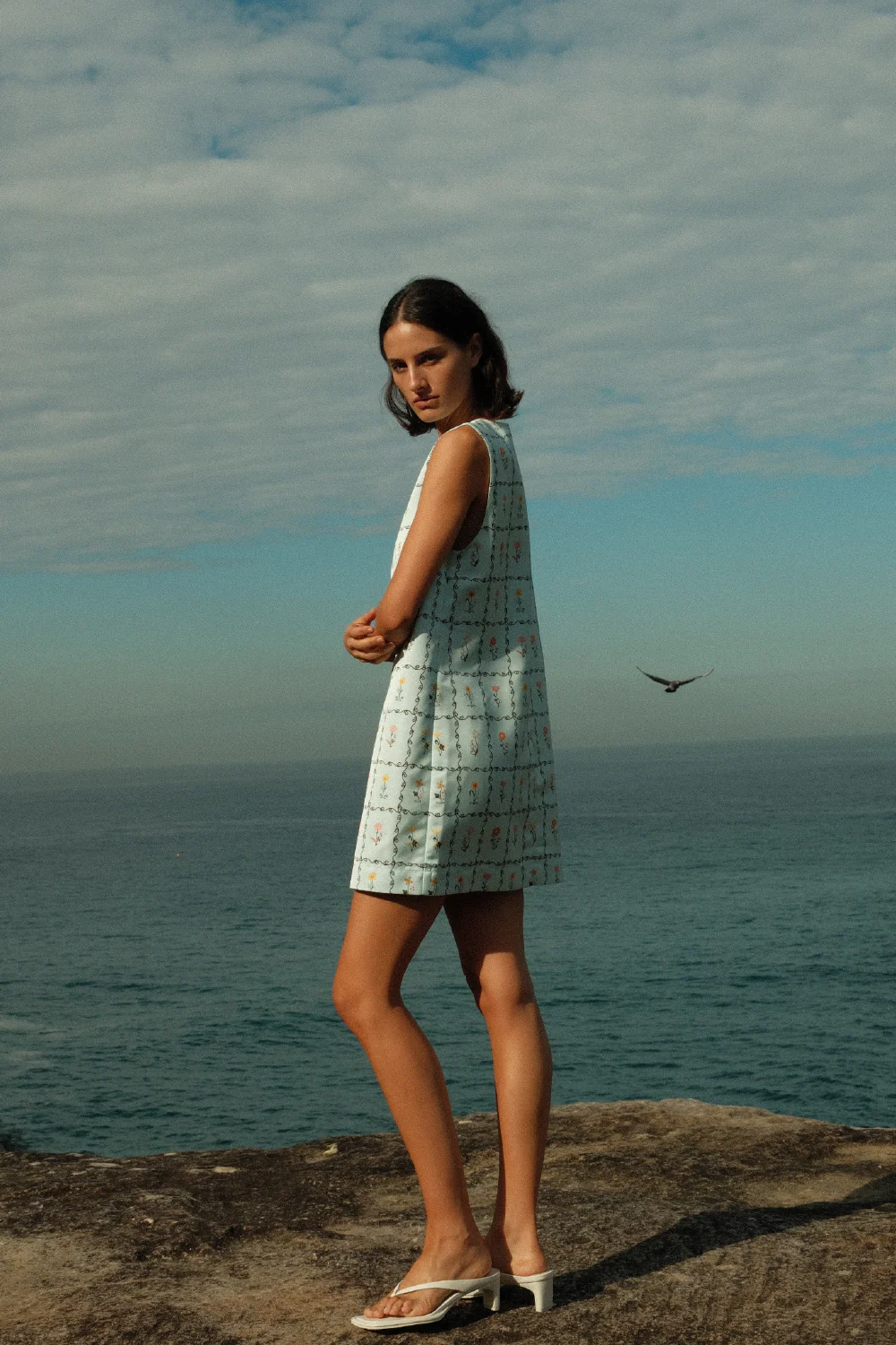 Ella Mini Dress Calypso Tile - Image 6