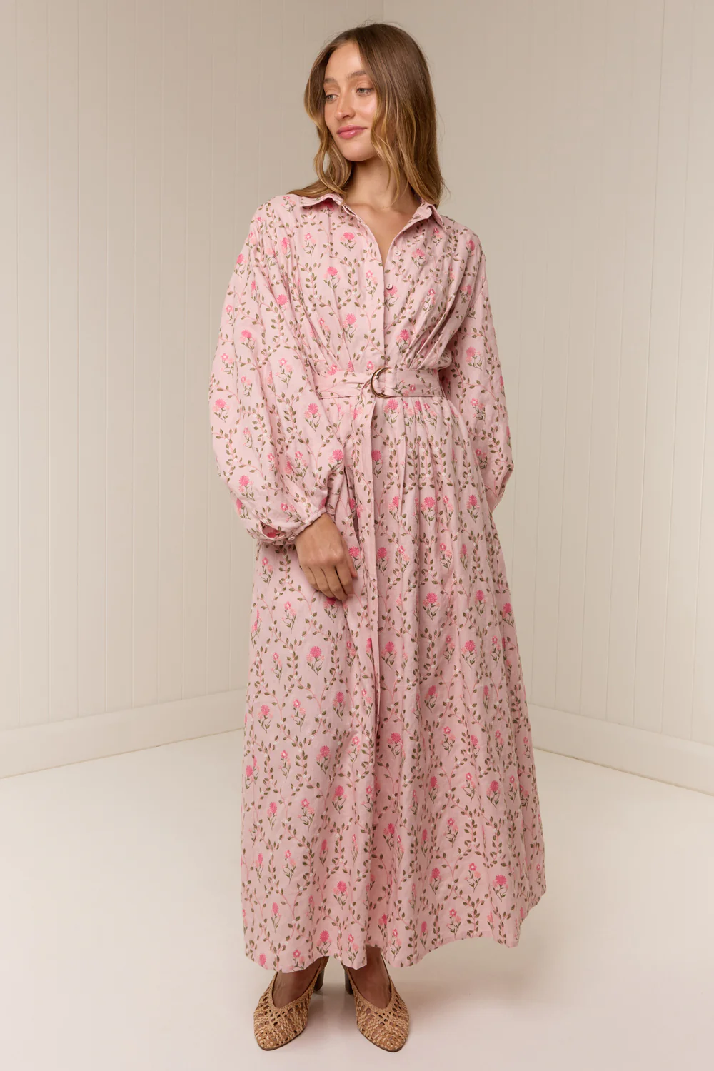 Mia Shirt Dress Luxembourg Tile - Image 3