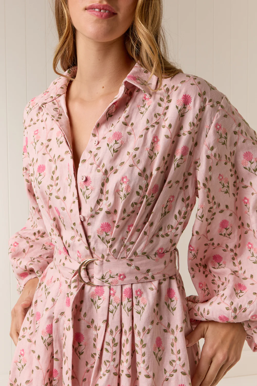 Mia Shirt Dress Luxembourg Tile - Image 6