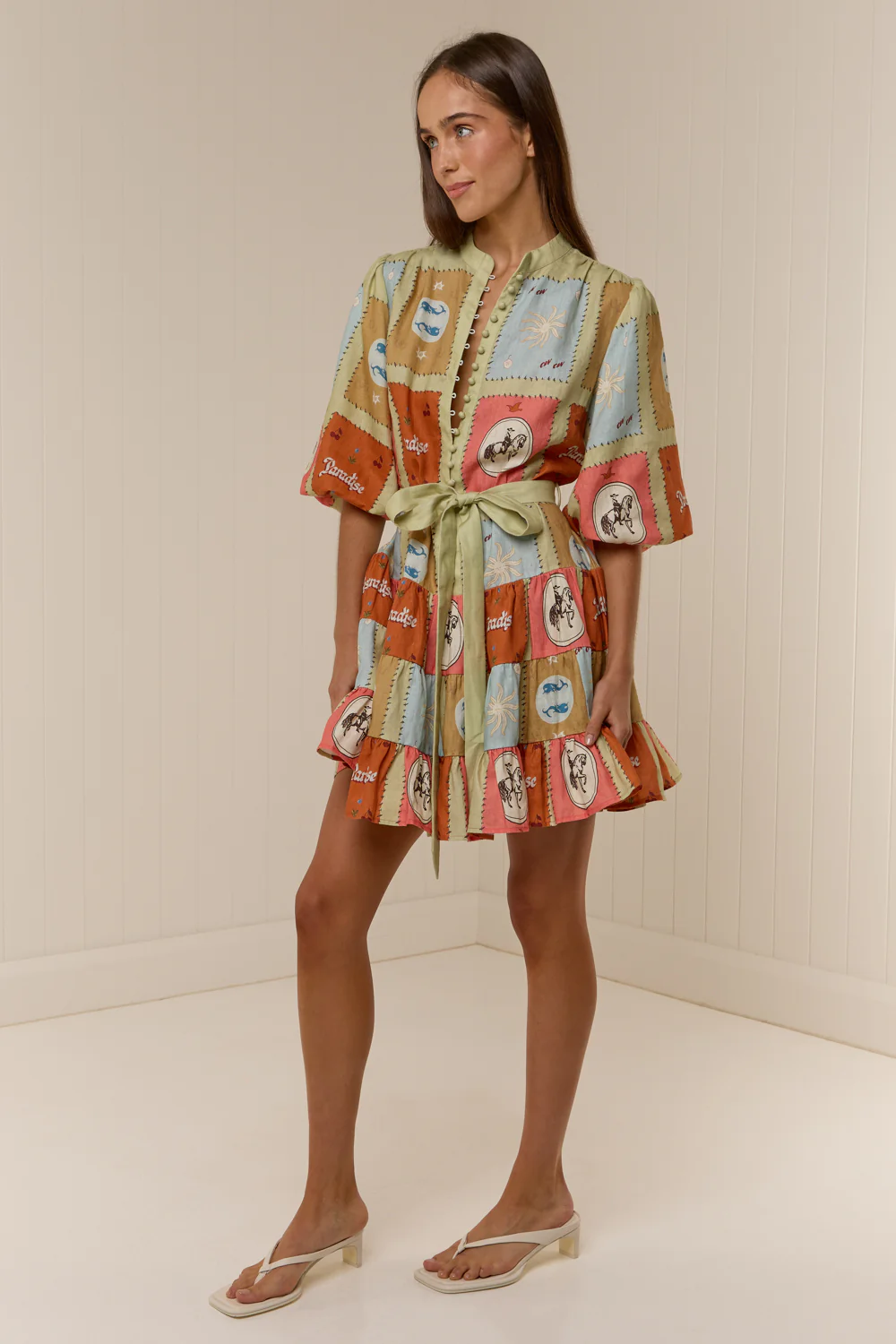 Ruba Mini Dress Maya Tile - Image 3